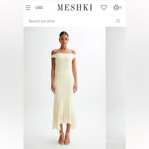 Meshki Analina Dress in Lemon Sherbert